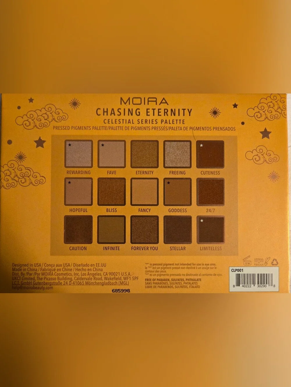 Moira Chasing Eternity Eyeshadow Palette